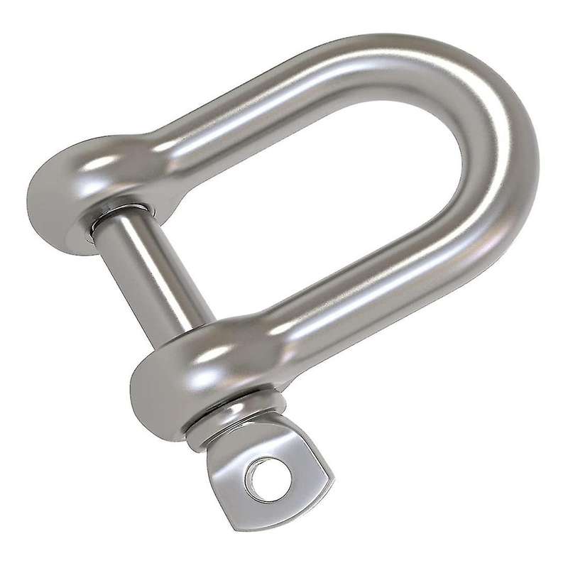 4 Pcs 5/16 Inch 8mm Screw Pin Anchor Shackle for Wirerope Lifting
