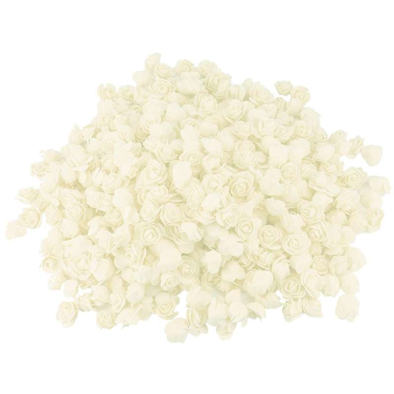 500 Roses 3.5cm Foam Wedding Decoration Diy Box Artificial,white
