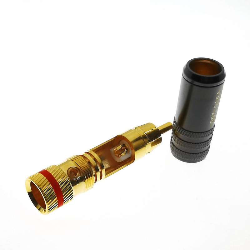 Wbt-0144 Gold Plated Rca Plug Rca Plug-in Type Av Audio Video Plug