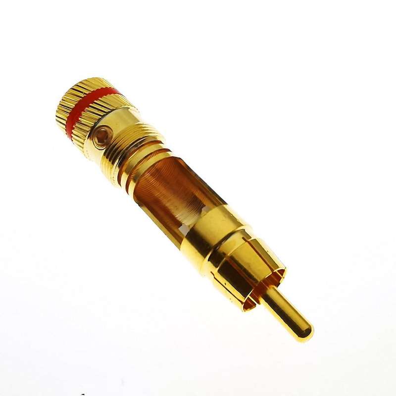 Wbt-0144 Gold Plated Rca Plug Rca Plug-in Type Av Audio Video Plug