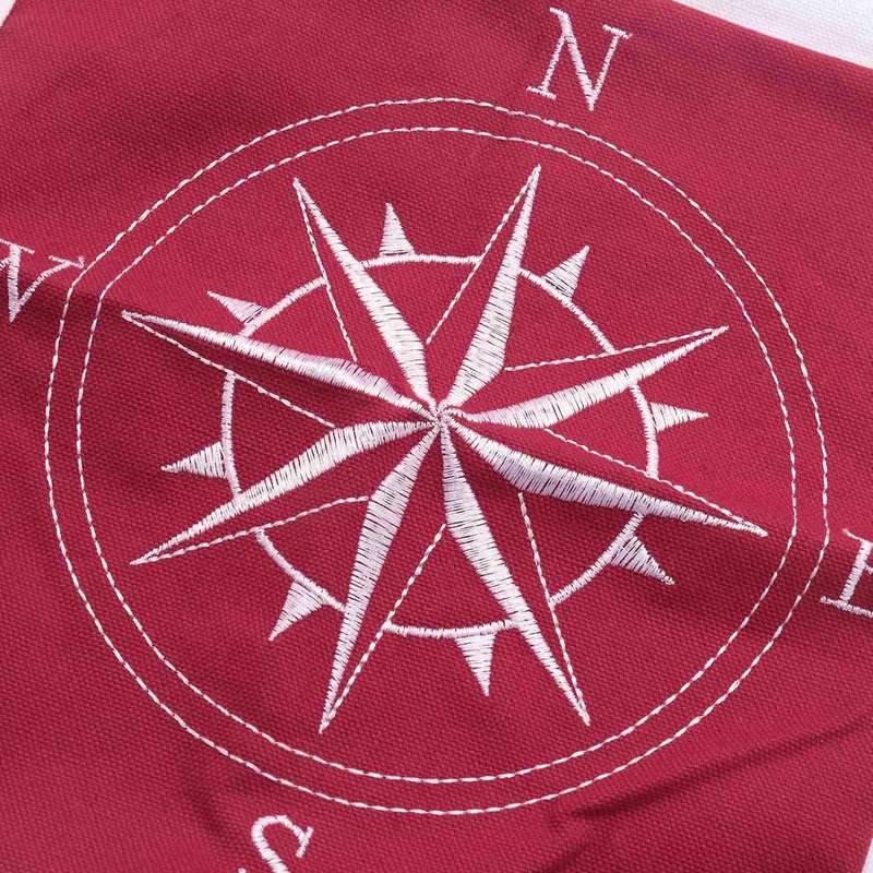 Navigation Furnishing Navy Sea Marine Pillow Case Canvas-red