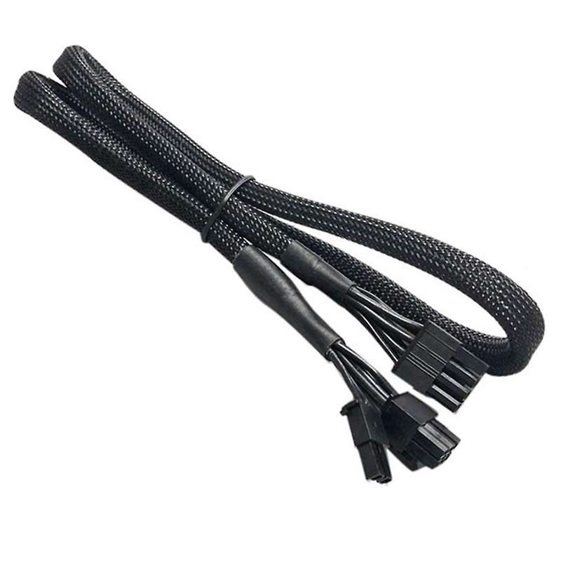 Pcie 6pin Male to 4 Sata Power Supply Cable for Seasonic Focus+