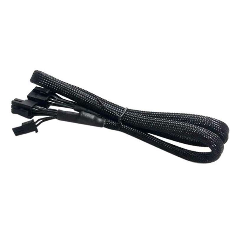 Pcie 6pin Male to 4 Sata Power Supply Cable for Seasonic Focus+