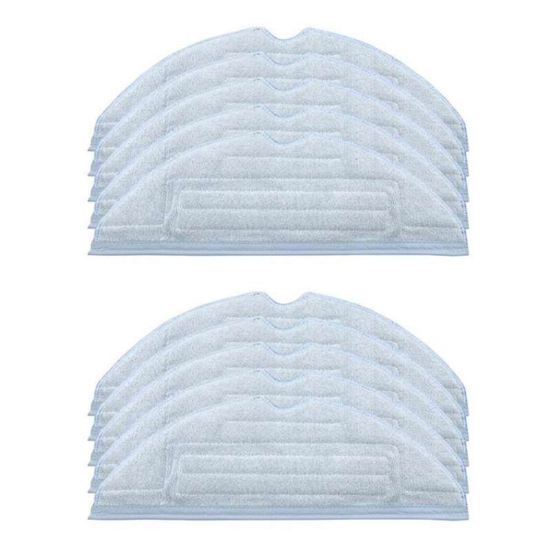10 Pcs Mop Cloth Side Brush for Xiaomi T7 T7plus S7