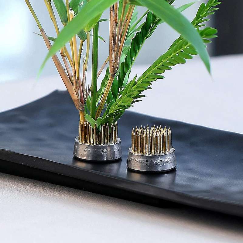 4 Pieces Flower Frog Round Flower Arranger 2 Sizes Floral Pin Holder