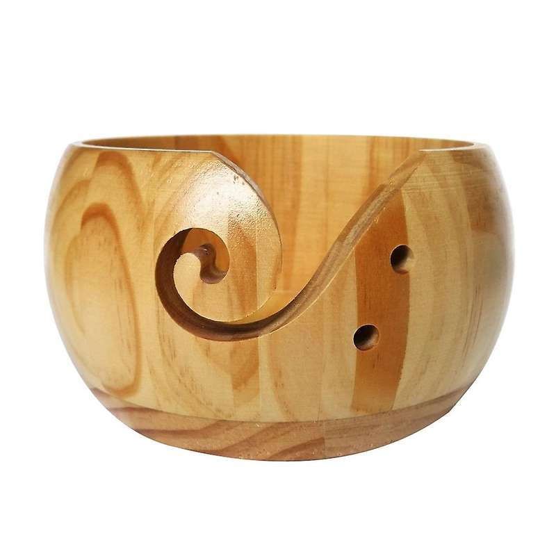 Handmade Knitting Yarn Storage Bowl Wool Crocheted Organizer,a