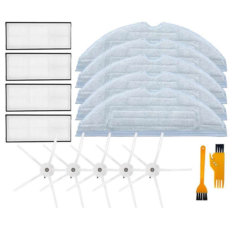 16pack Hepa Filter Cloths Side Brush for Xiaomi S7 T7s T7plus T7splus