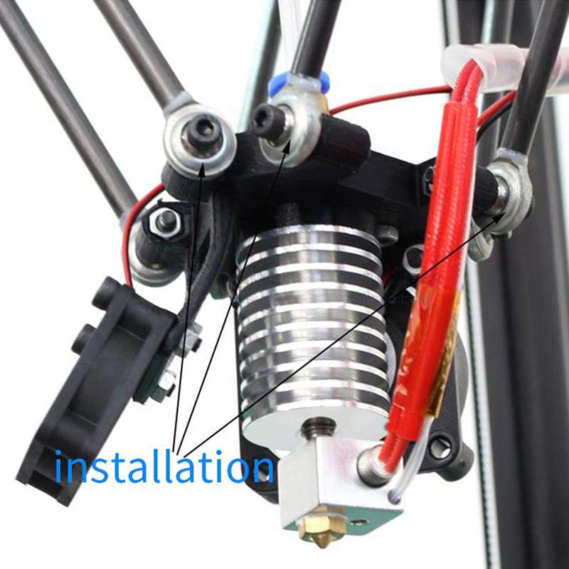 12 Pieces M3 Threaded Fisheye Rod Ends Sa3 T/k Male Thread