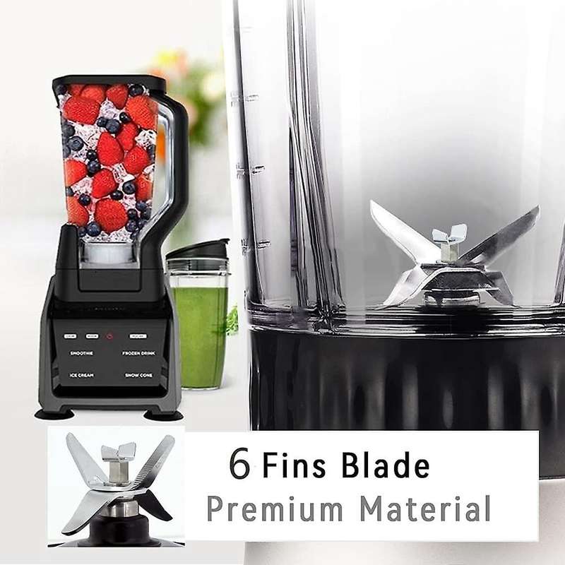 For Ninja Blender Replacement Parts Assembly 6 Fins