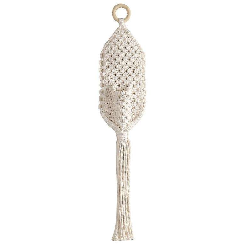 Hanging Tapestry Bohemian Tassel Weaving Net Bag Hanger Wall Flow A