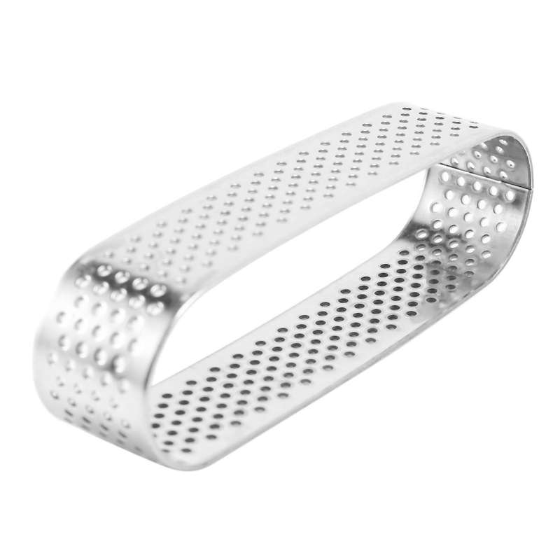 6pcs Oval French Dessert Mousse Fruit Pie Tart Ring Quiche Cake Mold