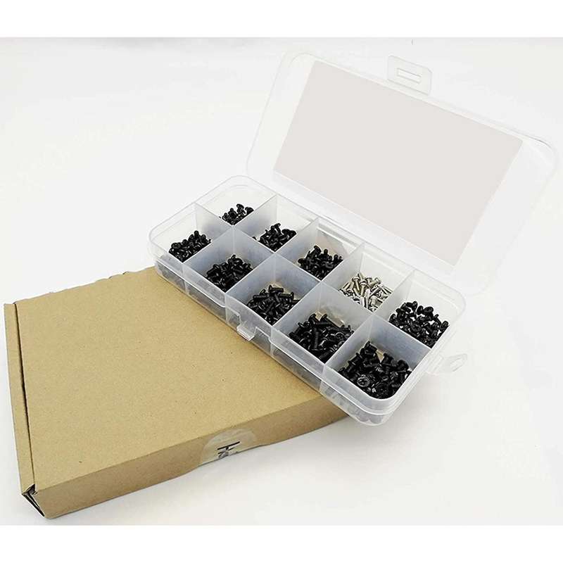 500pcs M2 M2.5 M3 Laptop Notebook Computer Screw Kit Set for Ibm Hp