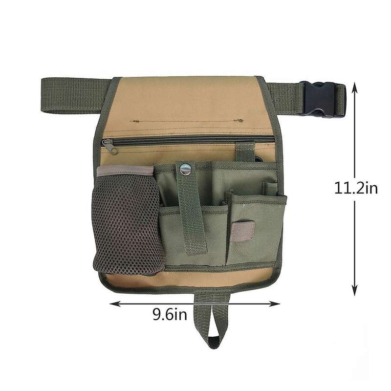 Convenient Garden Tool Bag Belt-neutral Practical Apron with Pocket