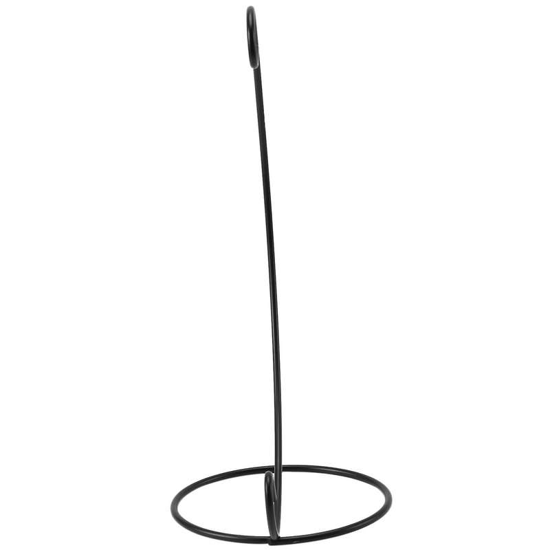 (6 Pack) Ornament Display Stand, Black Iron Hanging Stand Rack
