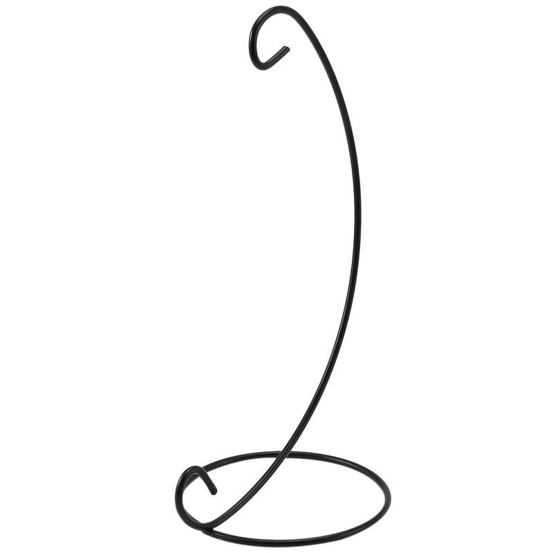 (6 Pack) Ornament Display Stand, Black Iron Hanging Stand Rack