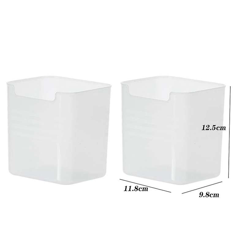 3pcs Fridge Organizer Food Fresh Storage Box Refrigerator Side Door