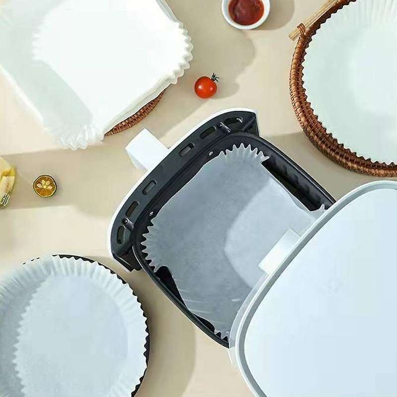 100pcs Air Fryer Disposable Paper Liner Non-stick Oil-proof,b