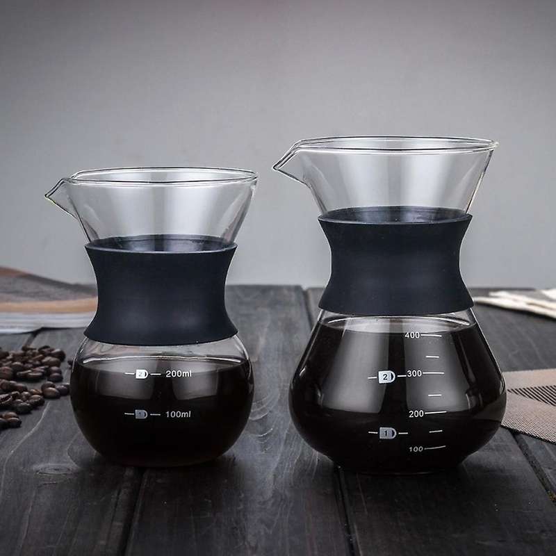 High Borosilicate Glass Sharing Coffee Pot Glass Coffee Pot 400ml