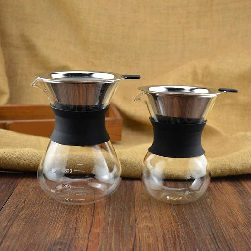 High Borosilicate Glass Sharing Coffee Pot Glass Coffee Pot 400ml