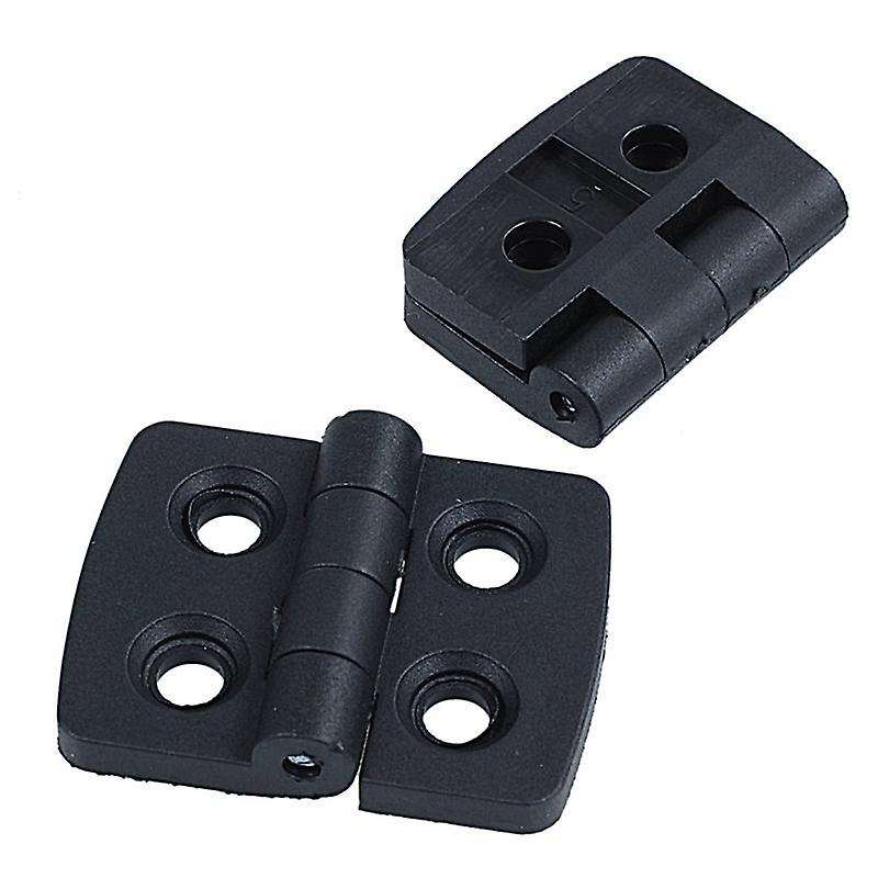 30pcs Reinforced Black Plastic Door Hinges 40mm X 30mm