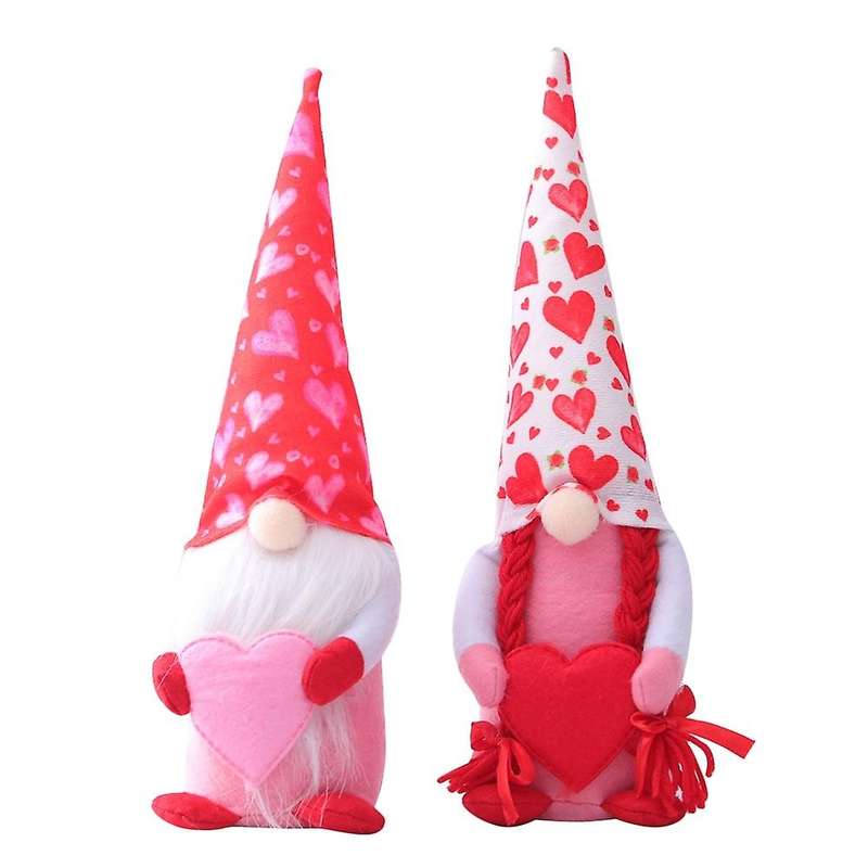 Birthday Gnomes Decoration, Handmade Faceless Doll Rudolph Plush Toy