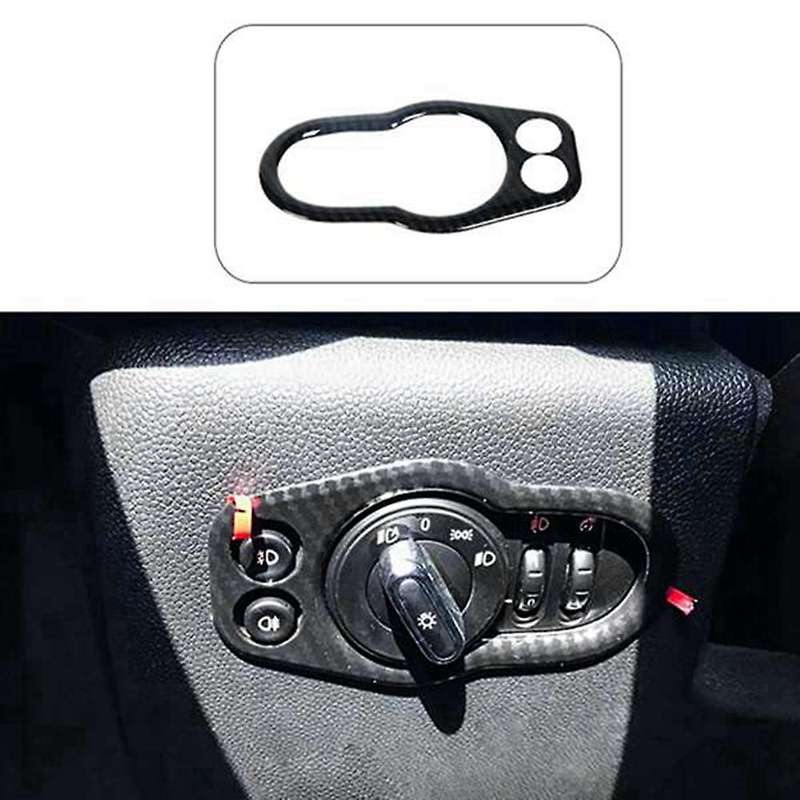 Car Head Light Lamp Control Panel Cover Housing Shell Trim