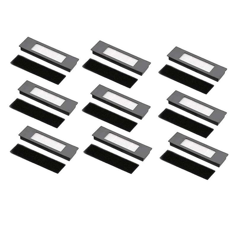 9pcs Filter Sets Replacement for Ecovacs Deebot Hepa Filter Cotton
