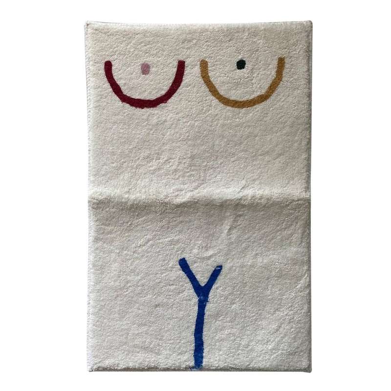 Carpets Rugs for Home Floor Stair Sexy Body Pattern Non-slip Mat (c)