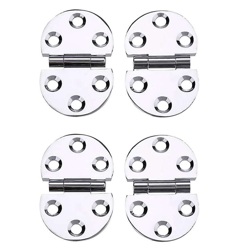 4pcs Table Hinges 180degree Copper Hinges for Cabinets Home Furniture