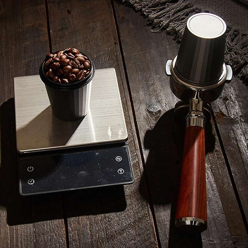 51mm Coffee Dosing Cup Sniffing Mug for Espresso Machine Black