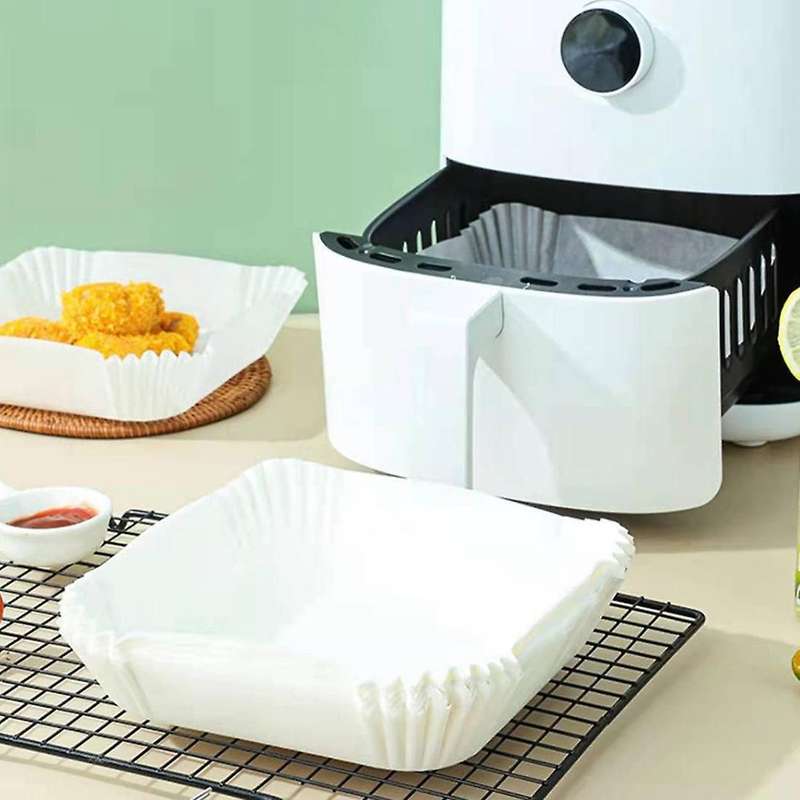 100pcs Air Fryer Paper Liner, Non-stick , Oil-proof, Water-proof, B