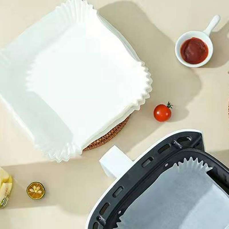 100pcs Air Fryer Paper Liner, Non-stick , Oil-proof, Water-proof, B