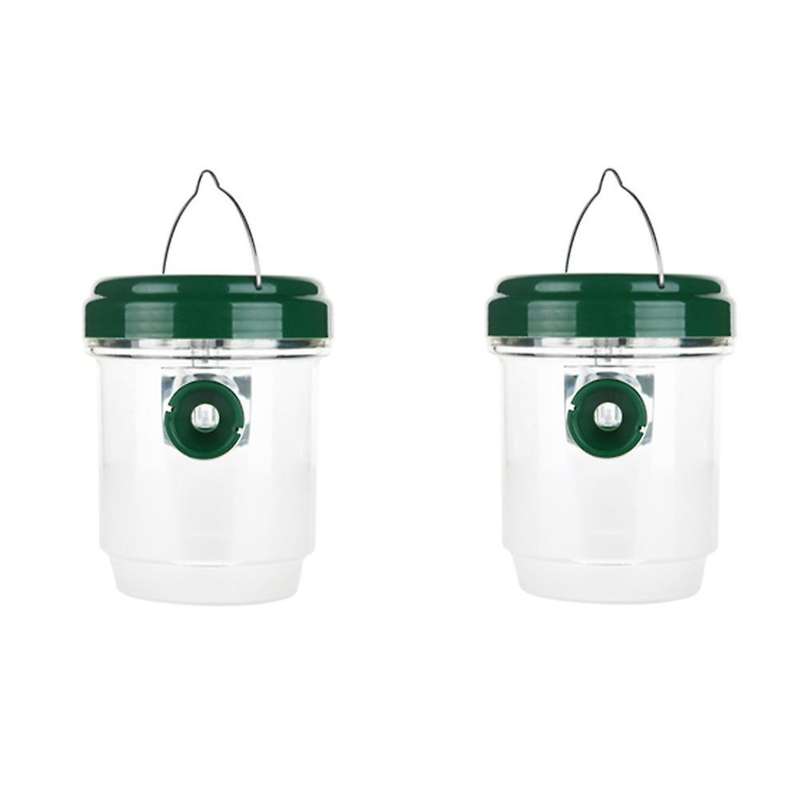 2pcs Wasp Traps Outdoor Hanging Solar-powered Wasp Trap