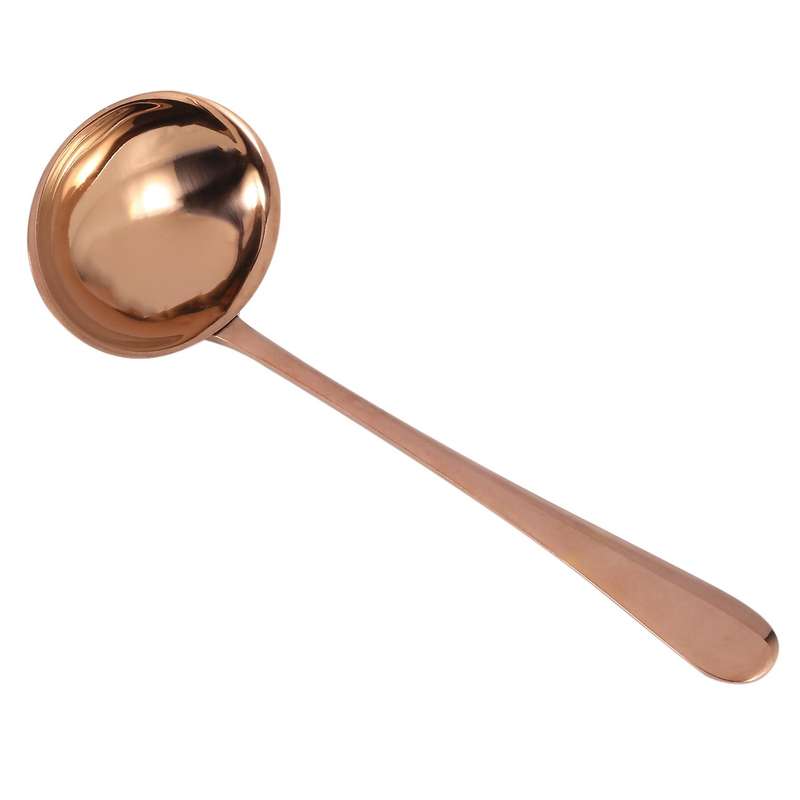 6-piece Serving Flatware Silverware Set,serving Utensil Set,rose Gold