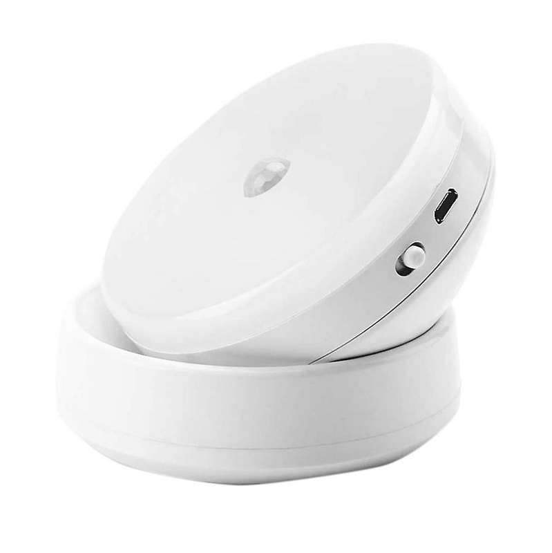 360 Degree Rotating Led Night Light, with Magnetic Base(warm Light)