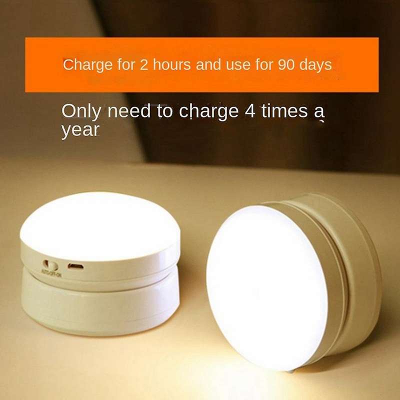 360 Degree Rotating Led Night Light, with Magnetic Base(warm Light)