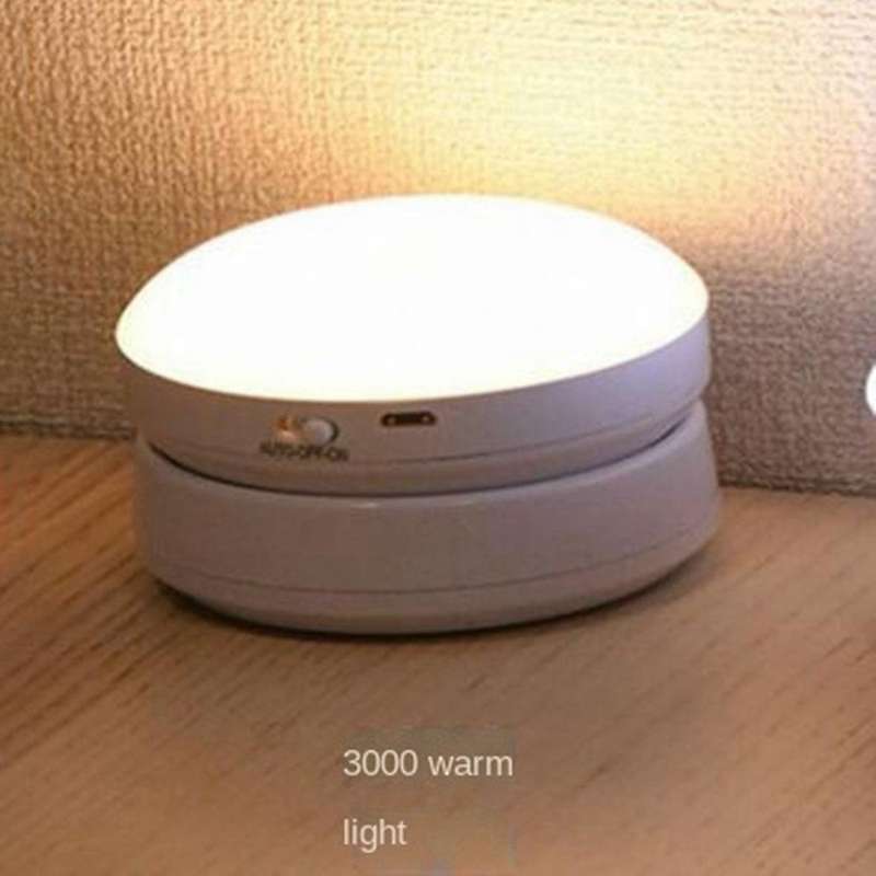 360 Degree Rotating Led Night Light, with Magnetic Base(warm Light)