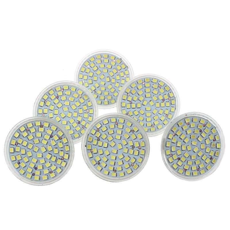 6x Mr16 Gu5.3 White 60 Smd 3528 Led Energy Saving Spotlight Light Lamp Bulb 12v