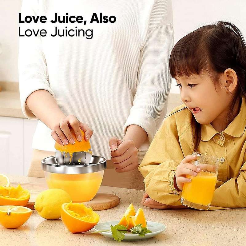 Lemon Squeezer Stainless Steel Manual Citrus Lemon Orange Juicer