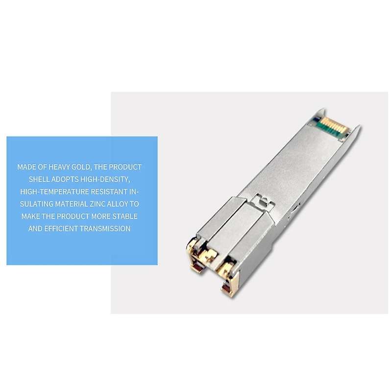 Sfp Module Ethernet Port Rj45 Switch Gbic 10/100/1000m Connector
