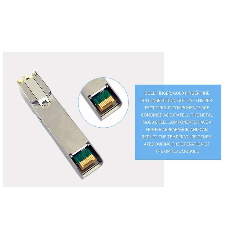 Sfp Module Ethernet Port Rj45 Switch Gbic 10/100/1000m Connector