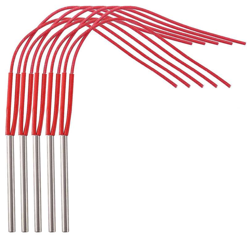 5pcs Electric Cartridge Heater Elements Tubular Heating Wattage 120w