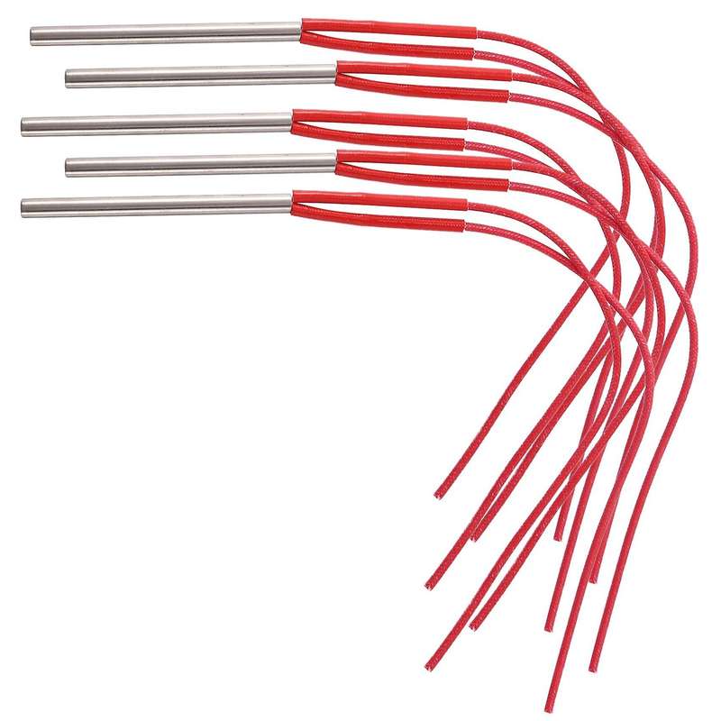 5pcs Electric Cartridge Heater Elements Tubular Heating Wattage 120w
