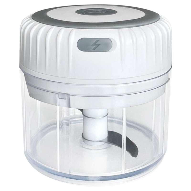 100ml Mini Electric Garlic Chopper Ginger Masher Machine White