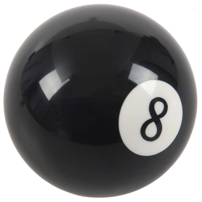 Universal Car Auto Black 8 Ball Gear Shift Knob 8mm 10mm 12mm Adapter