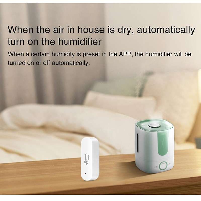 Tuya Zigbee Temperature and Humidity Sensor Smart Home Detector