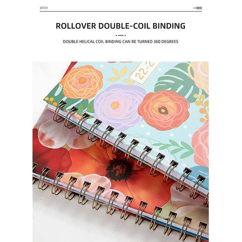 Planner Weekly & Monthly Planner,elastic Closure & Inner Pocket,red
