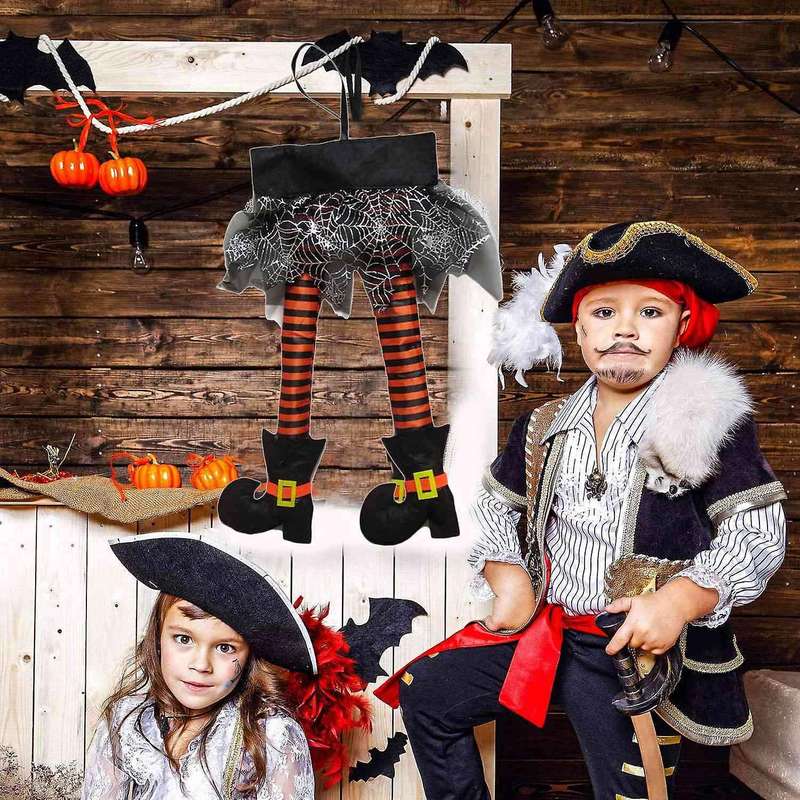 Halloween Witch Legs Ornament Creative Cloth Halloween Horrible
