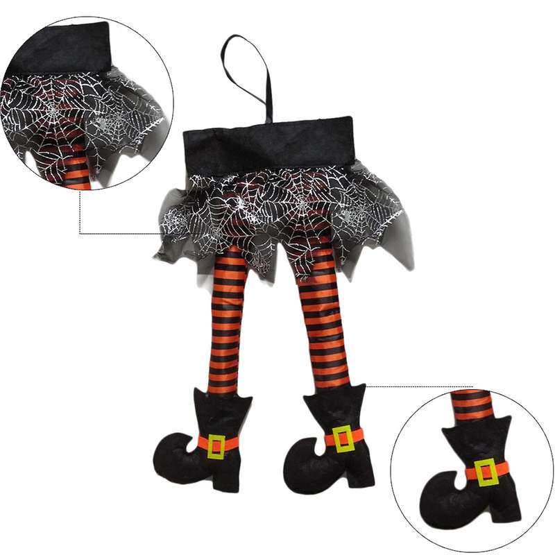 Halloween Witch Legs Ornament Creative Cloth Halloween Horrible