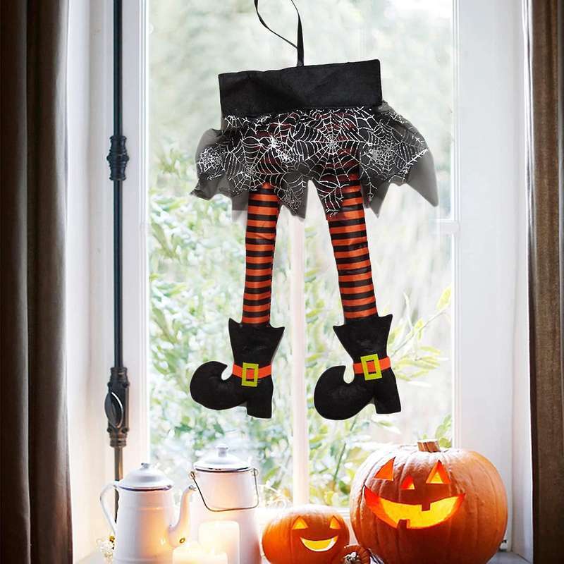 Halloween Witch Legs Ornament Creative Cloth Halloween Horrible